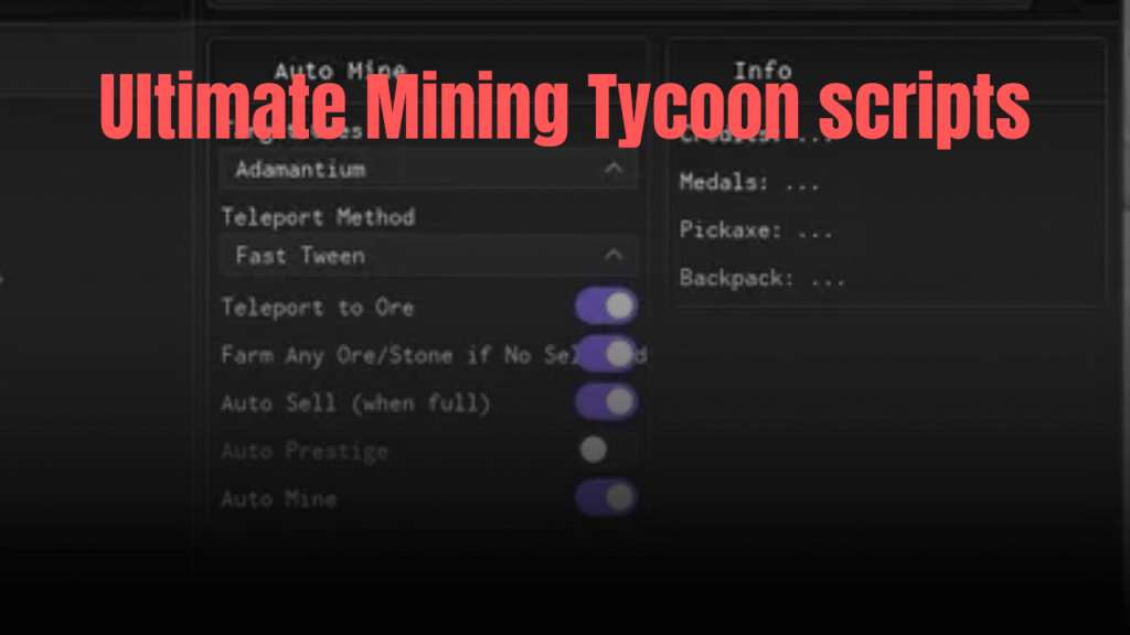 Ultimate Mining Tycoon scripts