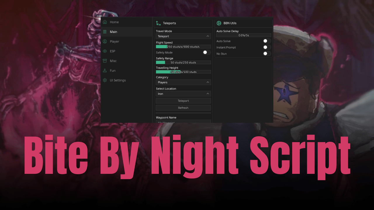 Bite By Night Script