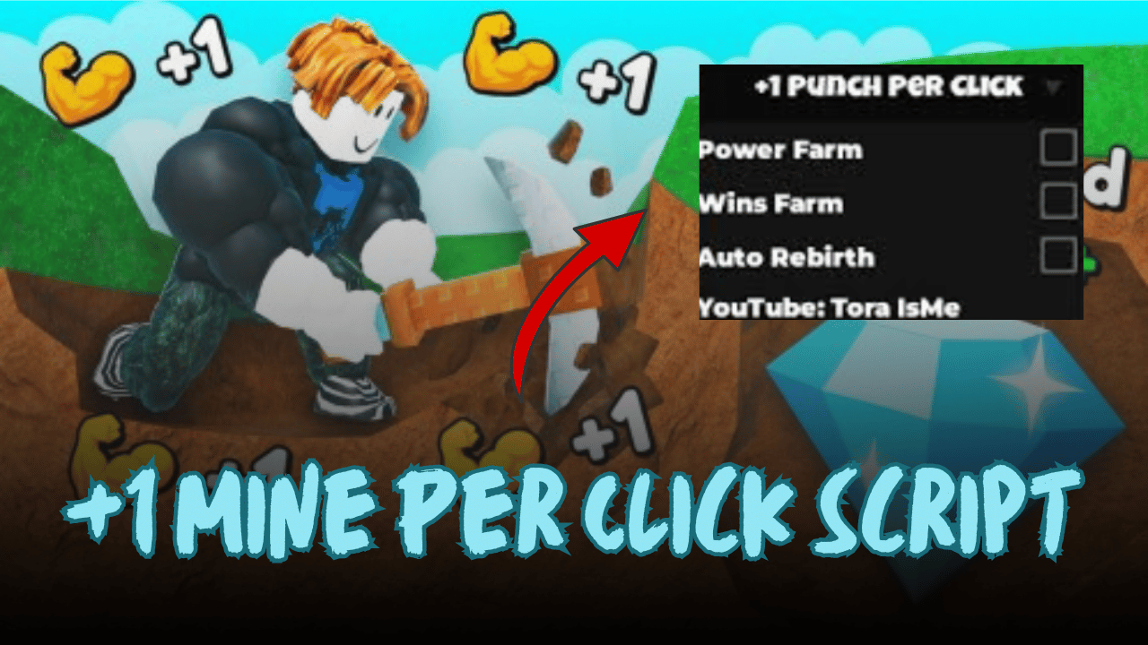 +1 Mine Per Click Script