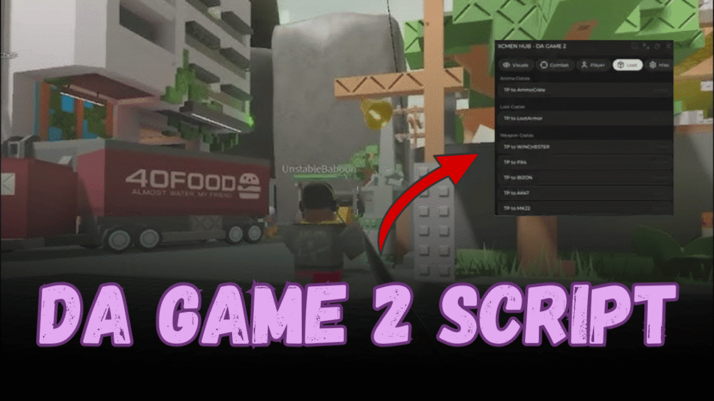 DA GAME 2 Script
