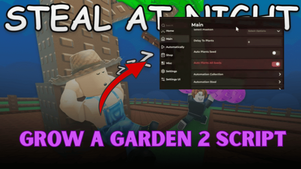 Grow a Garden 2 Script – Auto Buy Seeds, Auto Sell, Auto Harvest & More