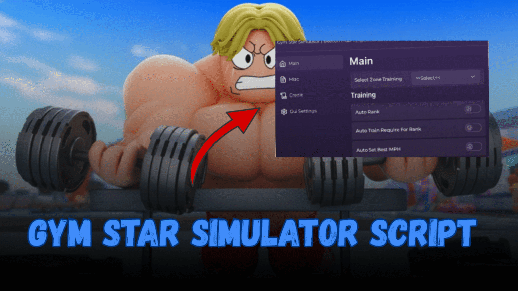 Gym Star Simulator Script – Hub-based system, Auto execution support & More