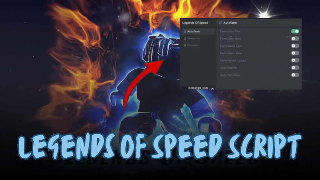 Legends Of Speed Script – 50x Multiplier Boost, Auto Hoops & Auto Collect Orbs